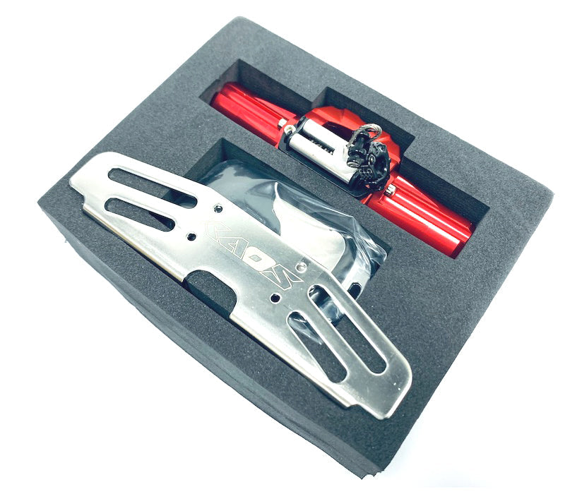 CEN Racing KAOS 7kg Winch Kit with Wireless Controller & Mounting Bracket - 1/10 Scale for F250 & F450 OEM Part CKD0430