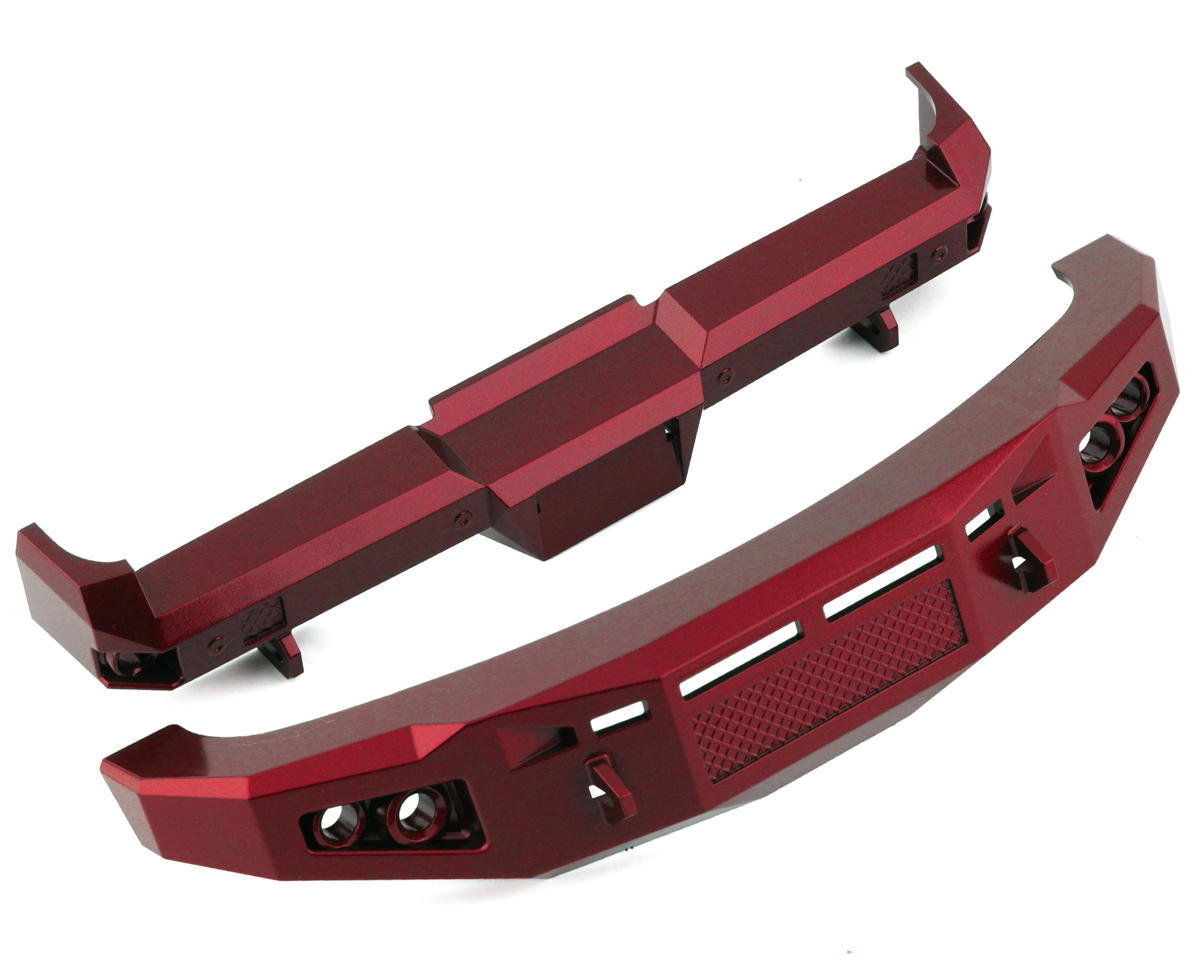 CEN Racing Candy Apple Red Front & Rear Bumper Set - Ford F-250 / F-450 1/10 Scale Optional Part CKD0495