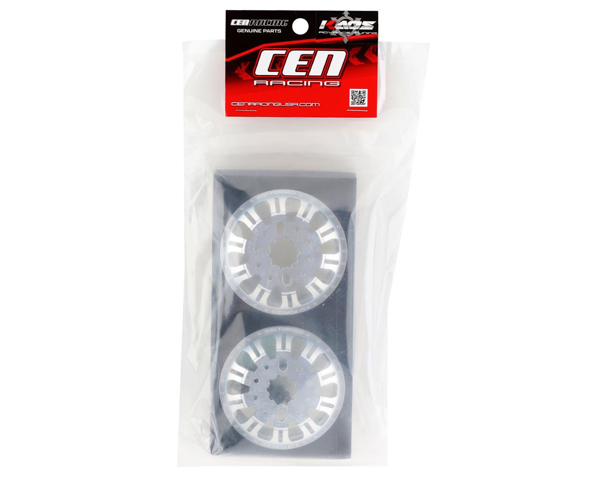 CEN Racing KG1 KD004 DUEL Front Dually Aluminum Wheel (Silver) (2)