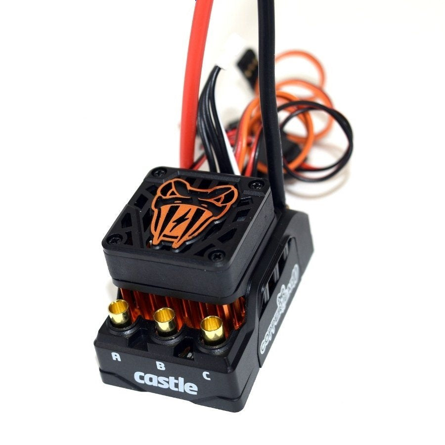 Castle Creations Copperhead 10 Waterproof Sensored Brushless ESC for 1/10 Scale RC