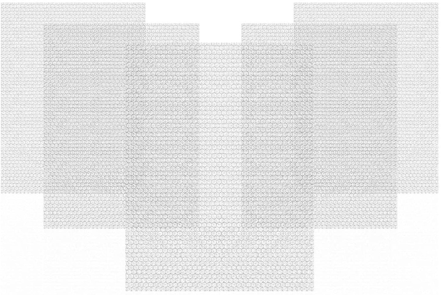 Pack of 10 clear Bubble Out Bags 18 x 235 Padded cushioned Pouches 18 x 23 12 Waterproof Poly Mailing Bags with Self-Sealing for