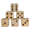 Large Wooden Outdoor Dice(D0102HAPY3V.)
