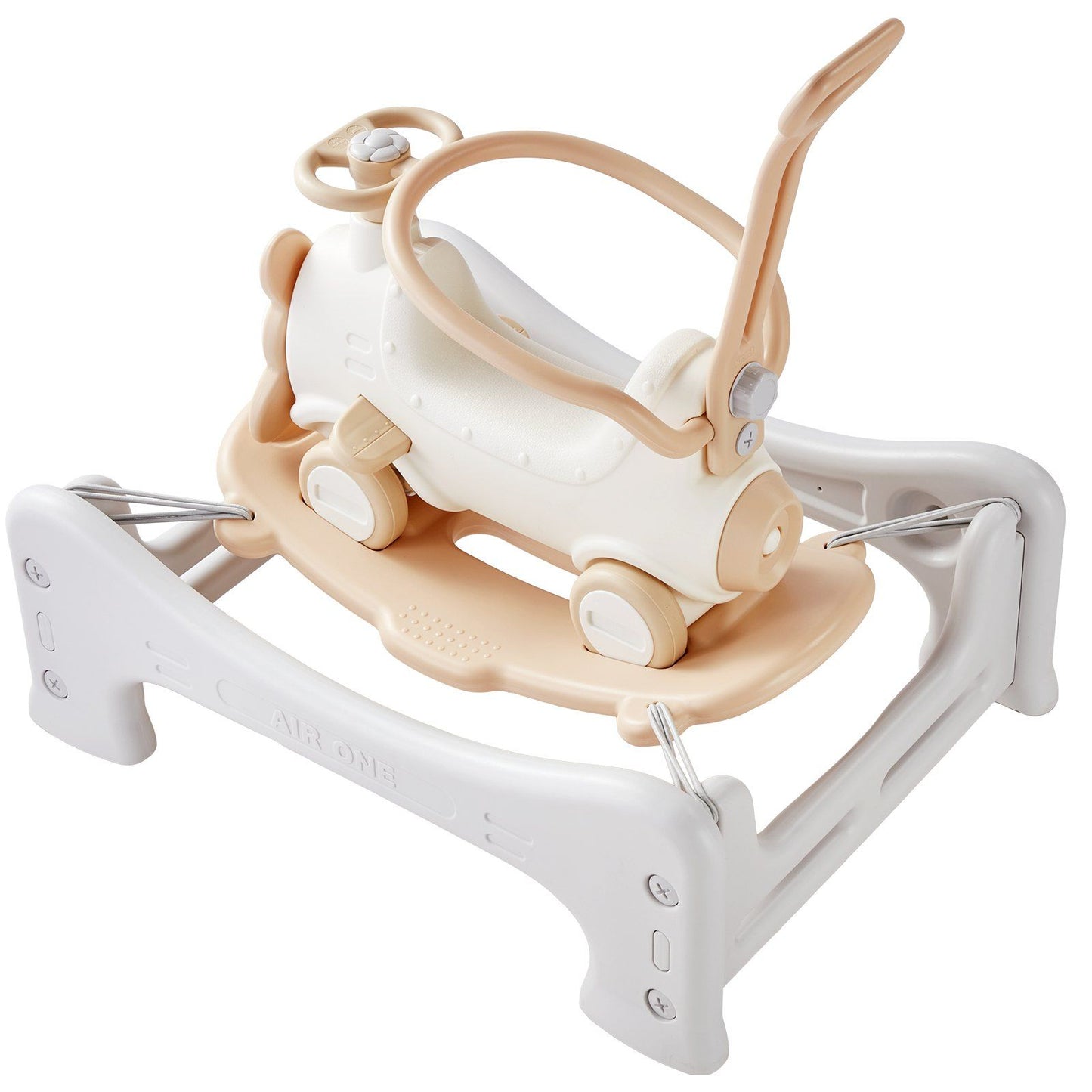 Vevor 5 In 1 Rocking Horse For Toddlers 1-3 Years Ride On Toy With Trampoline