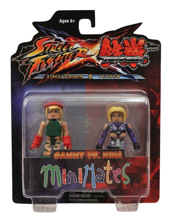 Street Fighter X Tekken Minimates Figure 2 Pack Cammy Vs Nina
