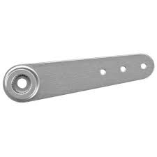 Futaba 1.5-Inch Single Silver Aluminum Servo Horn | Standard Spline Universal
