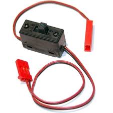 Futaba SWH12 Standard Switch Harness | J and BEC Connector Receiver Power