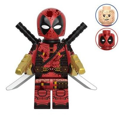 Red Mercenary Custom Minifig