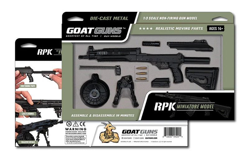 GoatGuns 1/3 Scale Diecast RPK-16 LMG Model – Black