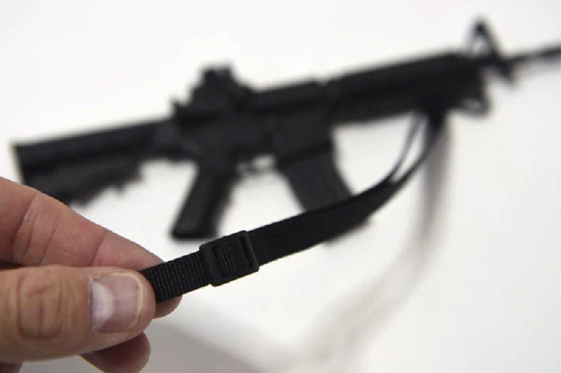 GoatGuns Miniature Adjustable Sling – Black Nylon, for Mini AR & AK Models