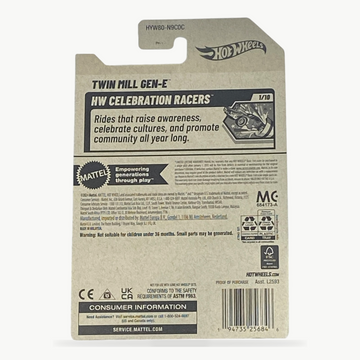 Hot Wheels Twin Mill Gen-E | Celebration Racers Series 1/10