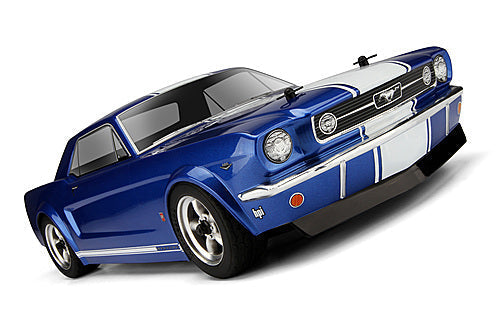 HPI Racing 1966 Ford Mustang GT Coupe Clear Body Shell 200mm for 1/10 Scale Touring Cars