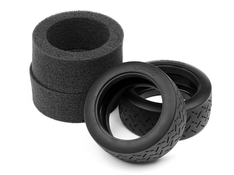 HPI Racing Tarmac D Compound 2.2 Tires 57x80mm (2pcs) – WR8 On-Road Rally Tires