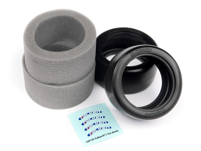 HPI Racing Falken Azenis Rear Slick Tire 34mm (2pcs) – Officially Licensed Drift/Drag Tires