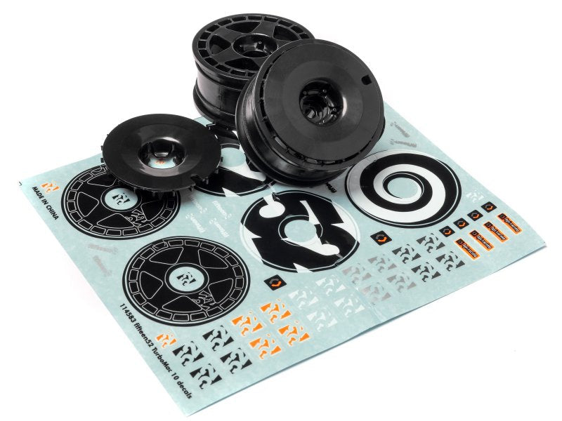 HPI Racing fifteen52 Turbomac Wheel Black 26mm (2pcs) – 1/10 Touring Car Wheels