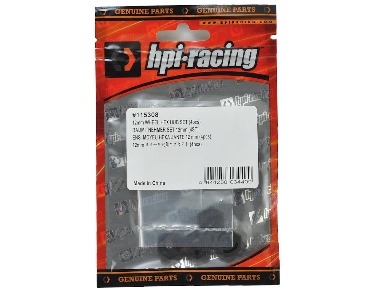 HPI Racing 12mm Wheel Hex Hub Set with Pins (4pcs) – Replacement Hexes for Jumpshot