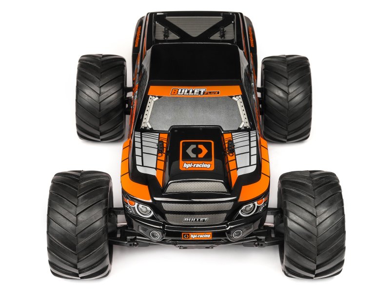 HPI Racing Bullet MT Clear Body with Nitro & Flux Decals
