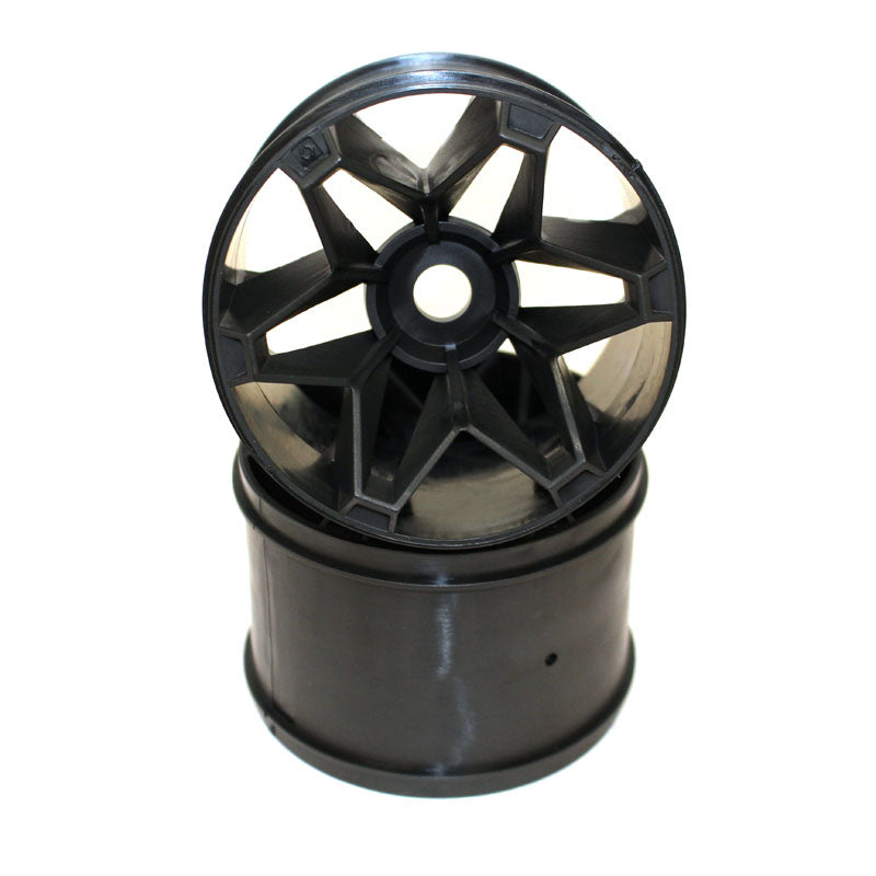 HPI Racing Havok Wheel Black 3.8x71mm (2pcs) for Savage X Flux V2 and 4.6 GT-6
