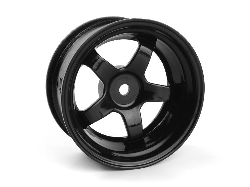 HPI Racing Work Meister S1 Black 26mm Wheels — 6mm Offset (2-Pack)