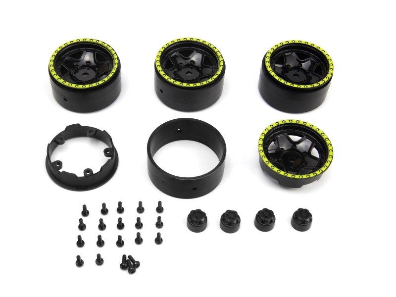 HPI Racing CL-5 Beadlock Wheels 1.2in Green (4pcs)