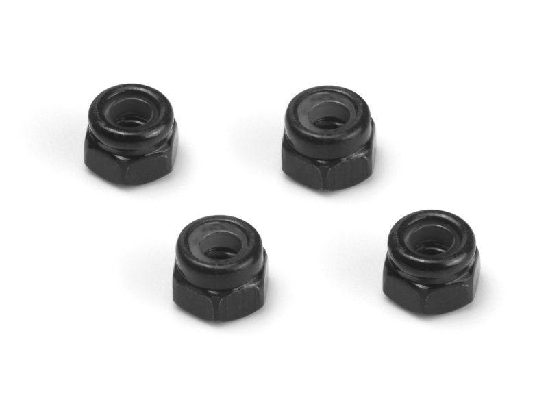 HPI Racing Lock Nut M2.5 (Black / 4 Pcs) – Genuine RC Hardware
