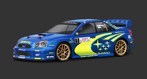 HPI Racing Subaru Impreza WRC 2004 Clear Body Shell 200mm 255mm Wheelbase for 1/10 Scale Touring Cars