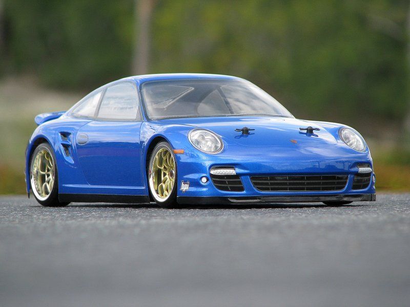 HPI Racing Porsche 911 Turbo (997) 200mm Clear Body – 1/10 Scale RC On-Road Shell