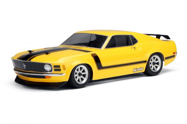 HPI Racing 1970 Ford Mustang Boss 302 Clear Body Shell 200mm for 1/10 Scale Touring Cars