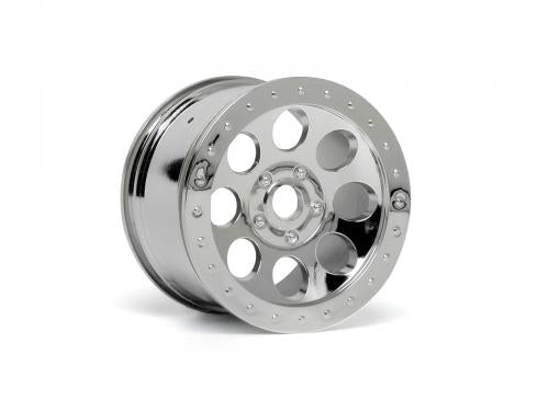 HPI Racing Mag-8 Wheel Chrome 83x56mm (2pcs) for 1/8 Scale Monster Trucks