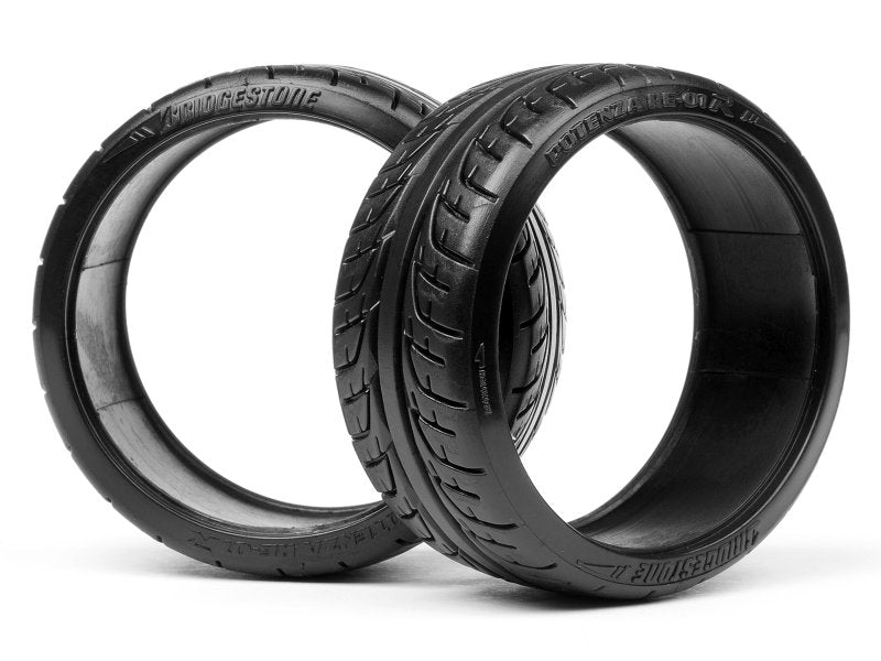 HPI Racing Bridgestone Potenza RE-01R T-Drift Tires 26mm (2pcs) for 1/10 Scale On-Road Drift Cars