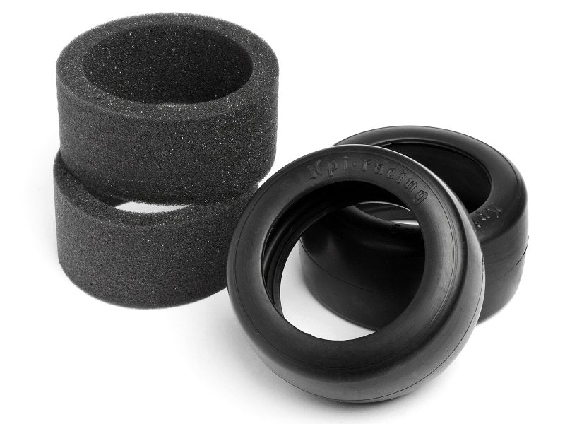 HPI Racing Vintage Slick Racing Tire Wide D Compound 31mm (2pcs) for 1/10 Scale On-Road RC Cars