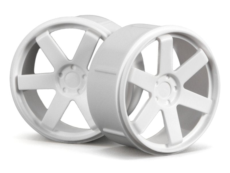 HPI Racing White Wheel Set 3 Designs for Micro RS4