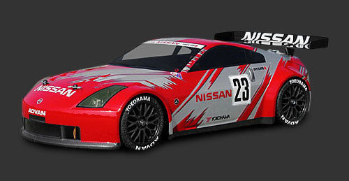 HPI Racing Nissan 350Z Nismo GT Clear Body 190mm 255mm WB