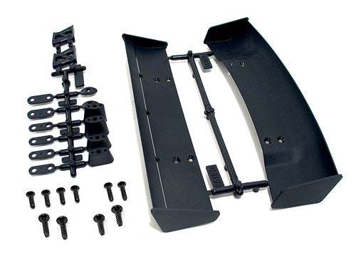 HPI Racing Black Molded Rear Wing Set for 1/10 RC Vehicles