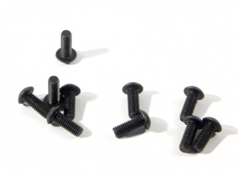 HPI Racing M3x8mm Button Head Hex Socket Screws (10-Pack)