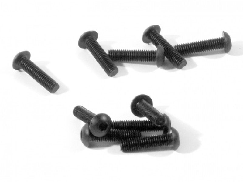 HPI Racing M3x12mm Button Head Hex Socket Screws (10-Pack)