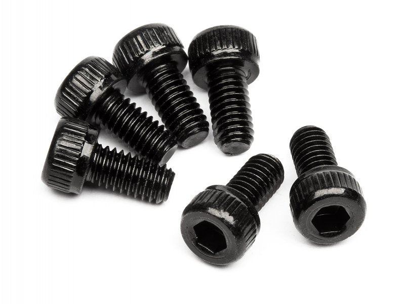 HPI Racing M4x8mm Cap Head Hex Socket Screws (6-Pack)