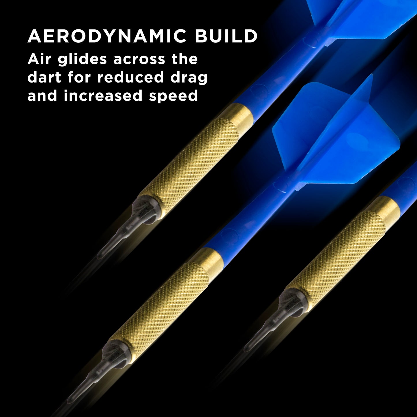 Viper Commercial Brass Bar Darts - Bag Of 45 Darts - Blue