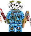 Hockey Mask Slasher Custom Minifig