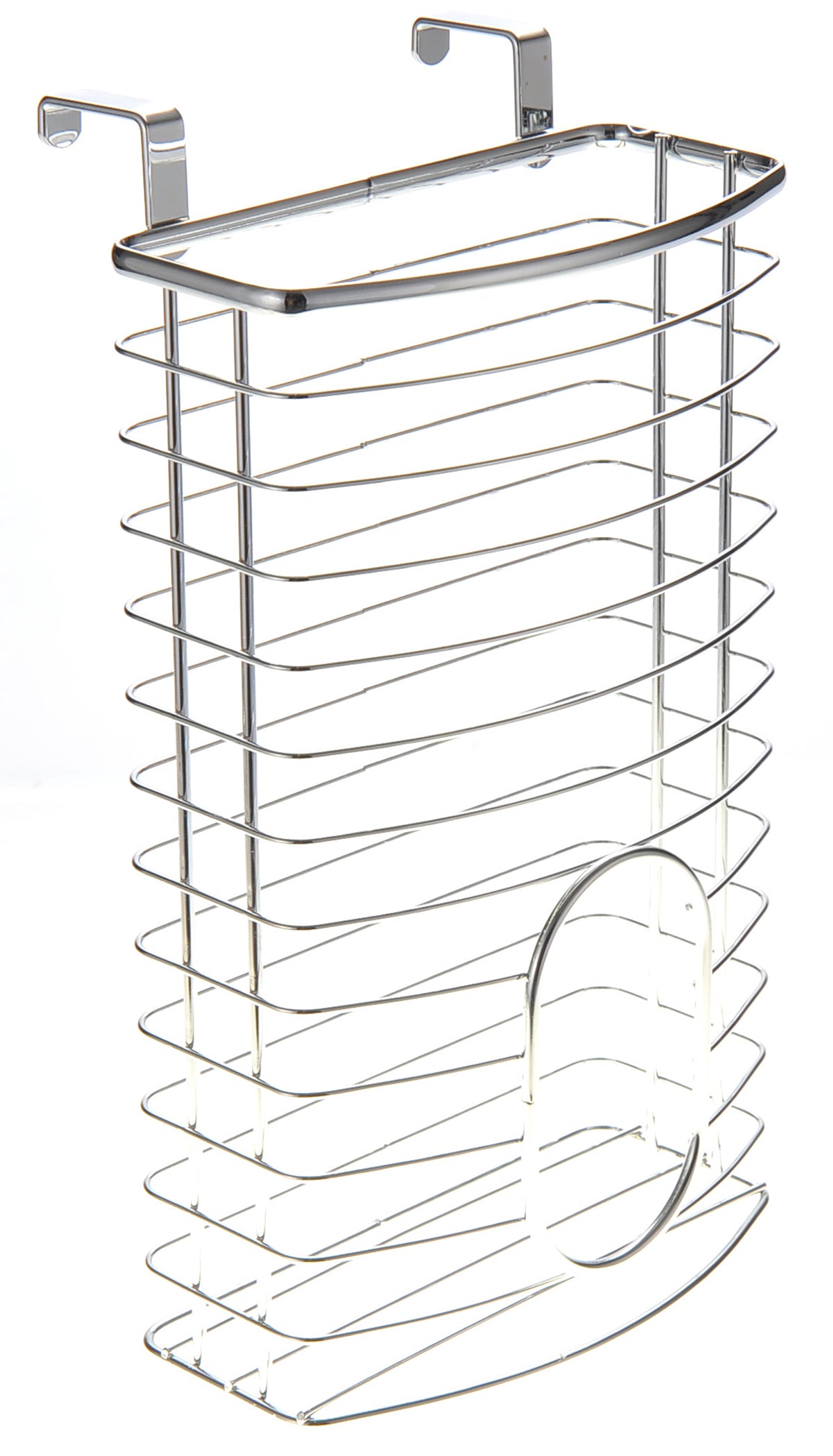 Cabinet Storage Plastic Bag Holder (Chrome)