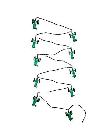 Green Tractor Novelty Light Set - 9 Feet