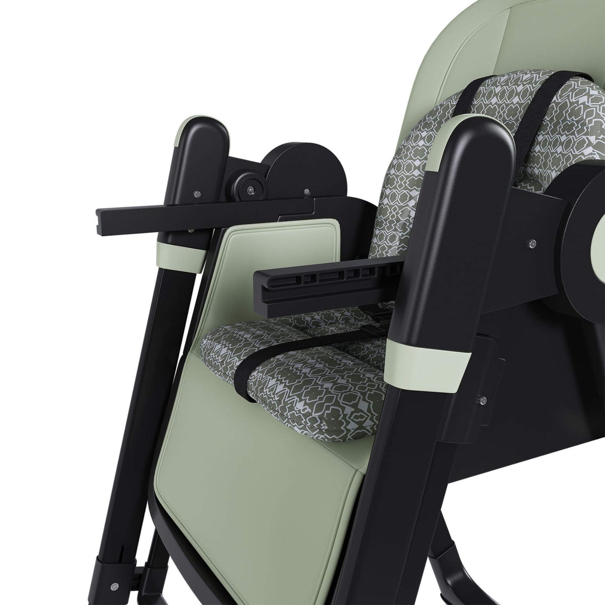 Leavader Adjustable Baby High Chair 0-6 Years, Dark Green