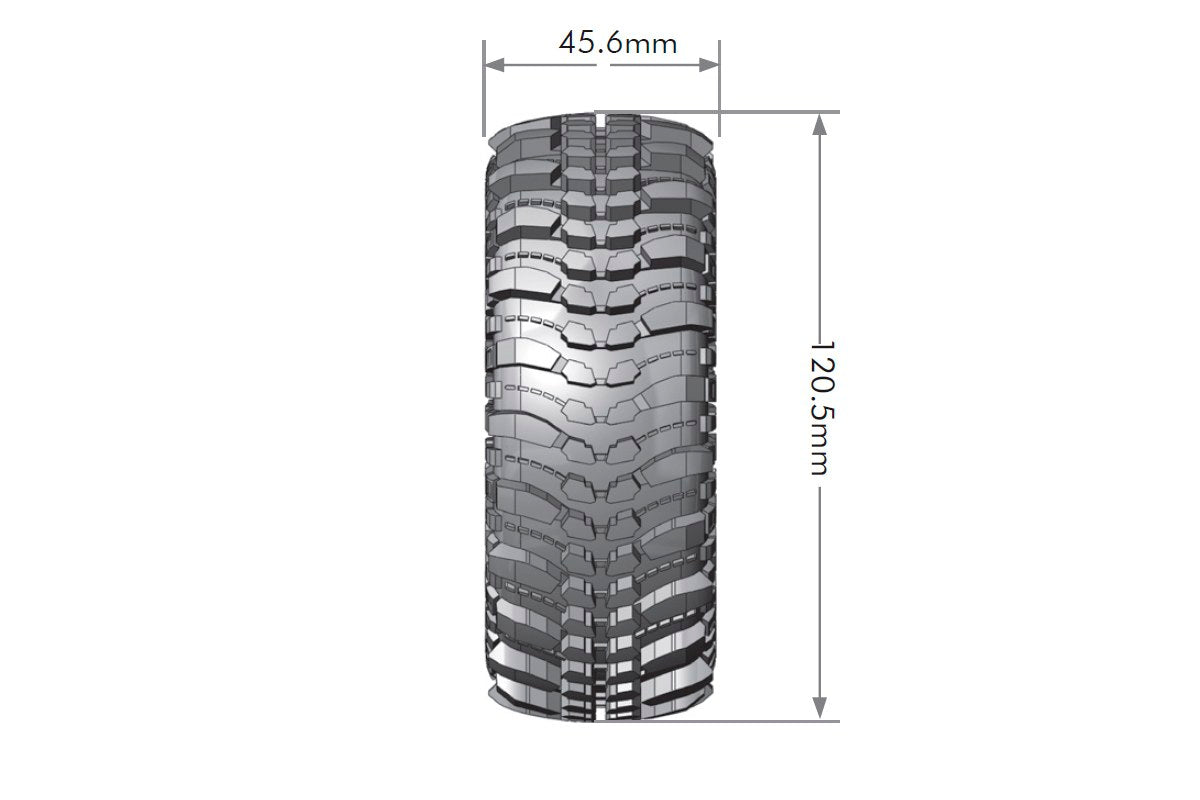 Louise R/C CR-Champ 1/10 1.9" Crawler Tires Super Soft Unmounted Pair