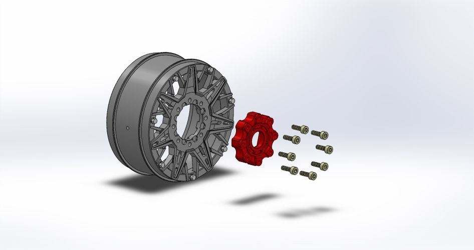 Louise R/C MFT B-Uphill 1/8 Buggy Tires Soft, 17mm Hex, 0" & 1/2" Offset (2)
