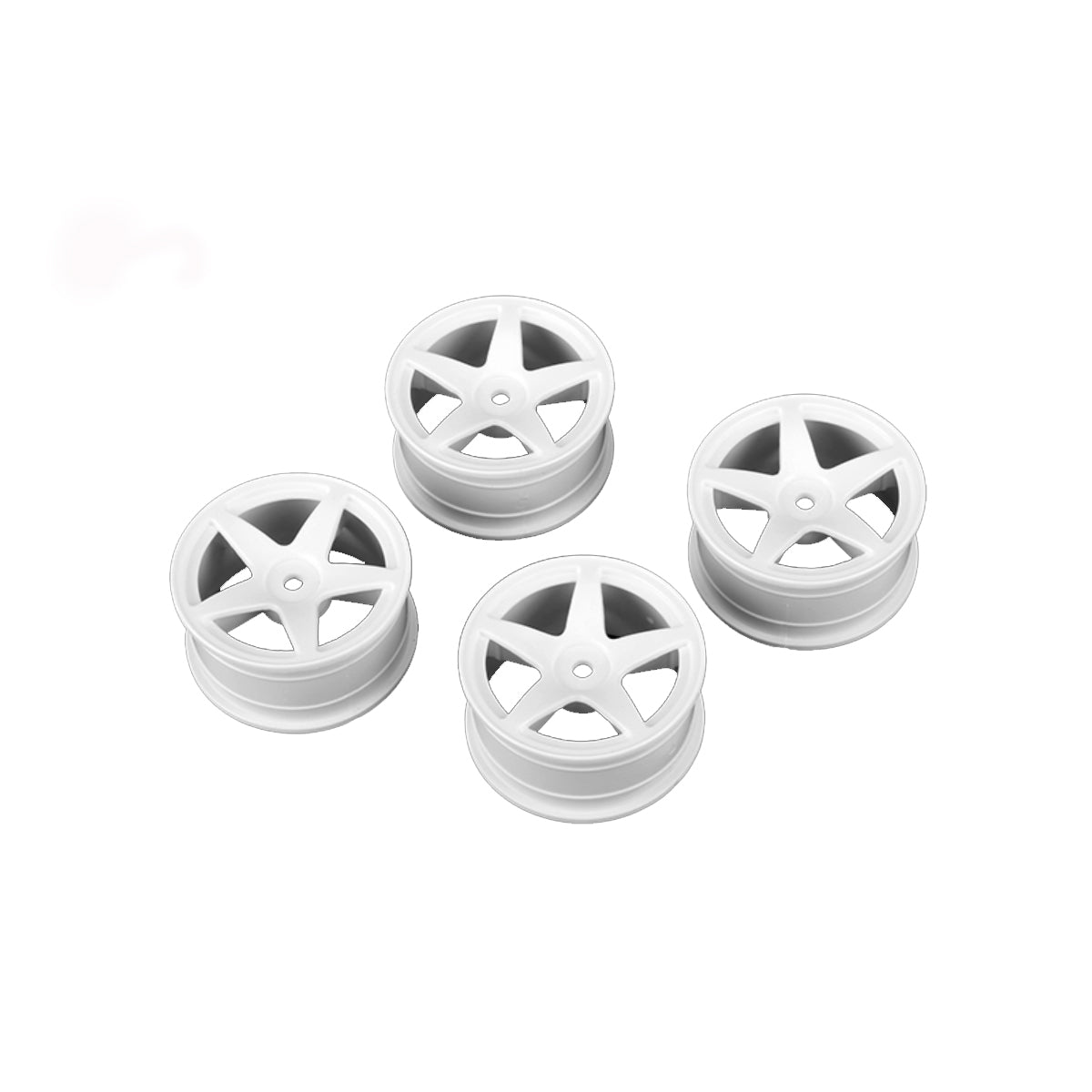 Louise R/C 5 Spoke White Wheel 26mm (ET 0mm) for T410 Drift & Rally
