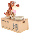 Az Trading And Import Dog Piggy Bank (White Brown)