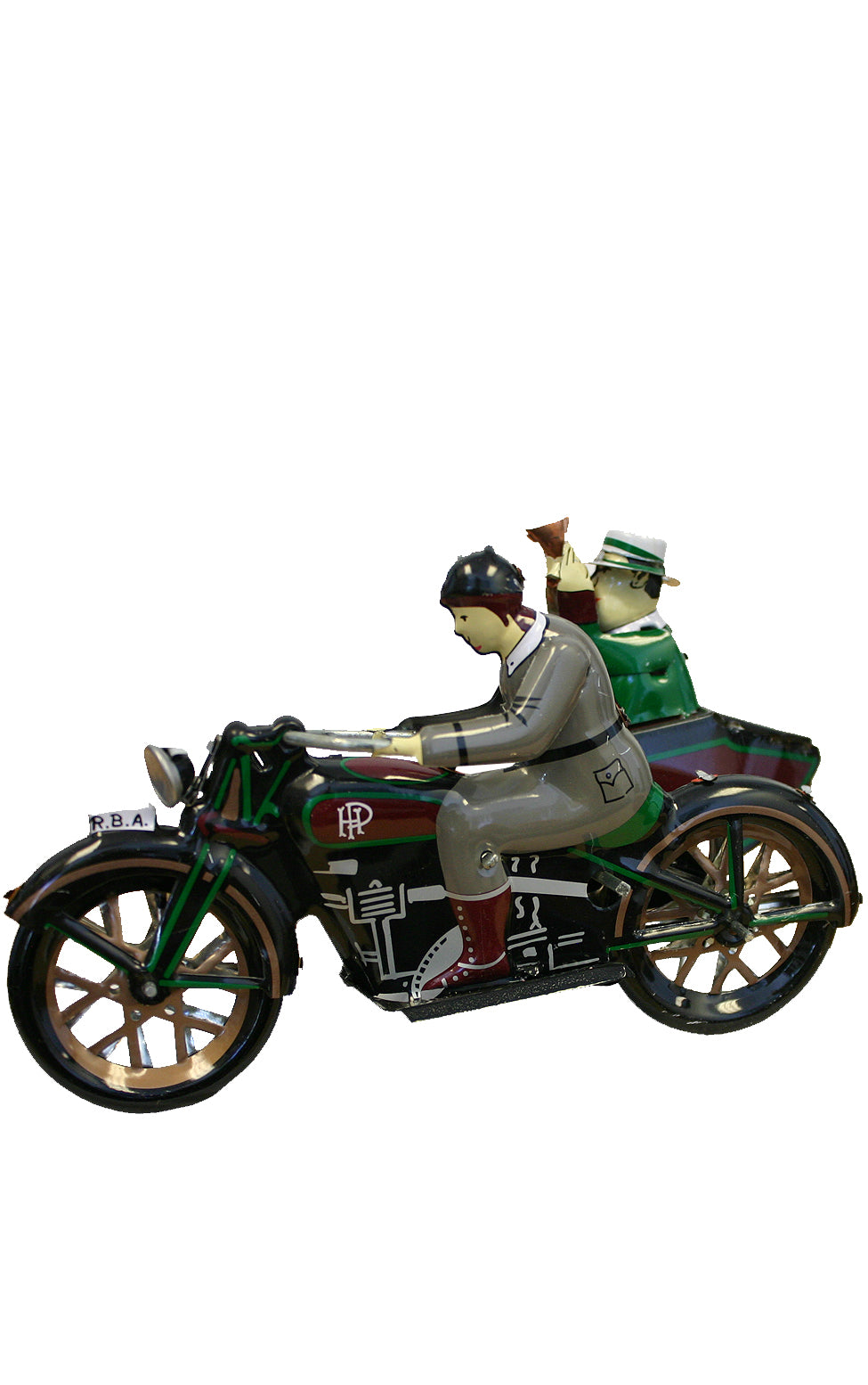 Alexander Taron Importer Tin Wind Up Motorcycle/Sidecar Collectible