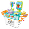 Mini Kitchen Playset With Sound And Color Changing Lights For Realistic Cooking