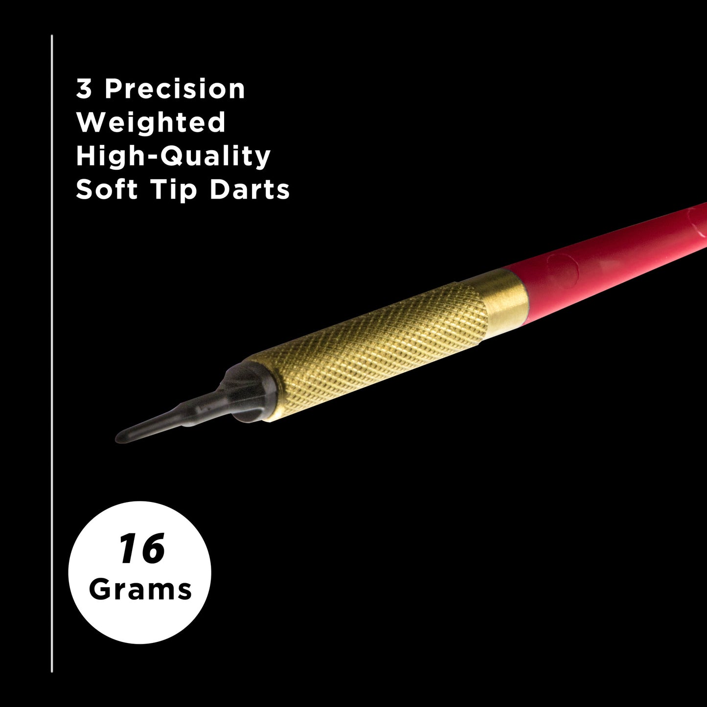 Viper Commercial Brass Bar Darts - Bag Of 45 Darts - Red