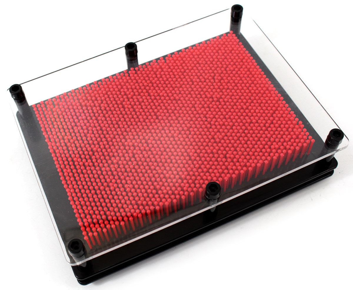 Az Trading & Import 3D Pin Art Impression Board (Red)