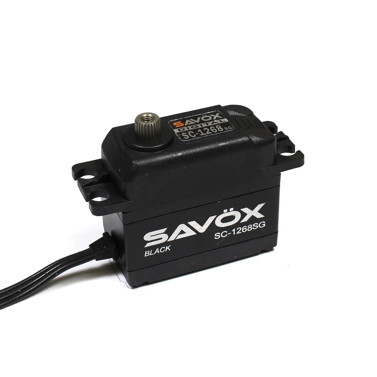 Savox SC-1268SG-BE Black Edition 1/8 Scale High-Torque Digital Servo (0.11 sec / 347 oz @ 7.4V)